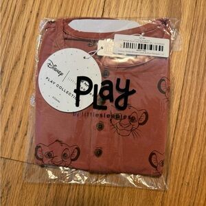 Little Sleepies Simba Romper 2T NWT
